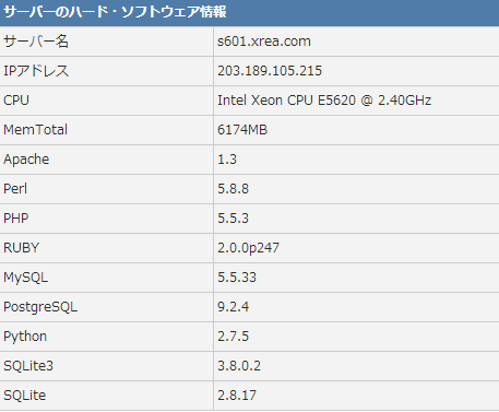 Xrea日本1GB免费PHP空间申请 可绑域名cnfree.org