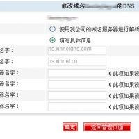 新网域名怎么修改dns?