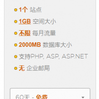 香港云提供1G云空间ASP申请，还赠送数据库