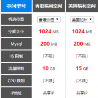 擎天福利空间提供免费美国空间1G在线申请，还赠送MYSQL数据库
