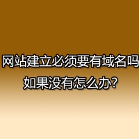 网站建立必须要有域名吗?如果没有怎么办？